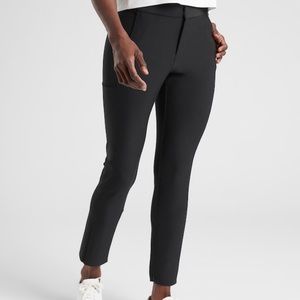 Athleta Stellar Crop trousers black sz 8